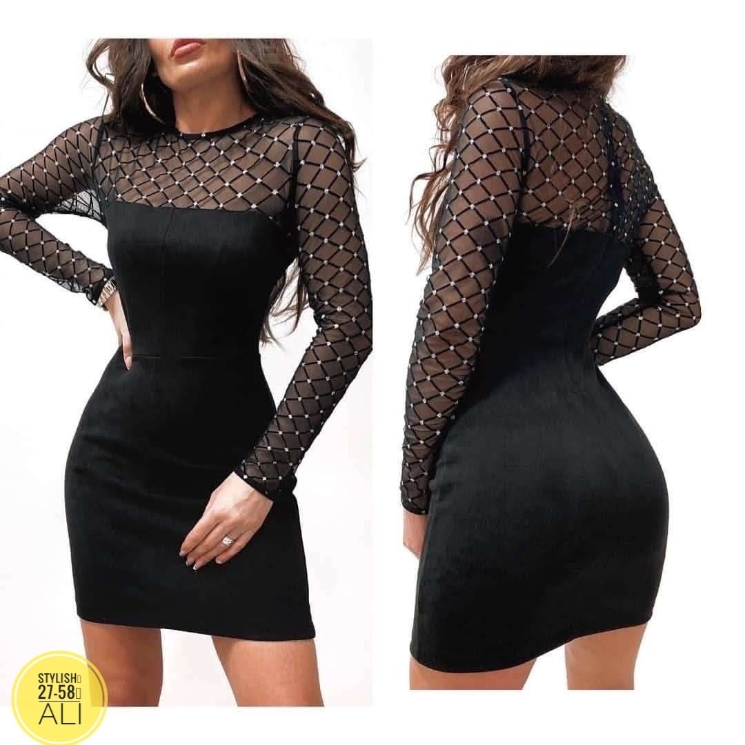 сетка платье,бархатные платья с сеткой,платье,платье комбинированное,женская платье