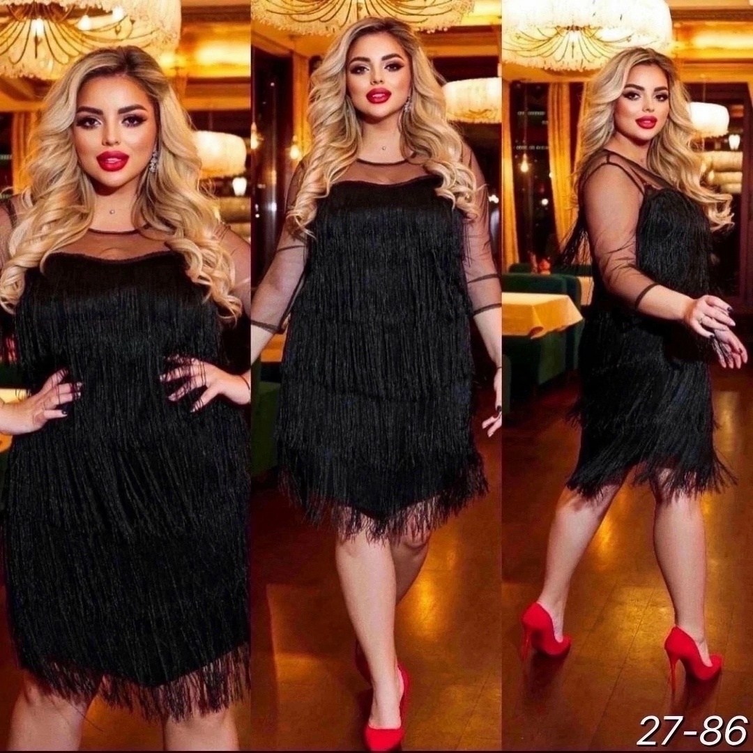 вечернее платье с бахромой больших размеров by,платье с бахромой для полных,платье с бахромой,платье с бахромой нарядное большие размеры aurina,вечернее платье с бахромой больших размеров by raheem fa