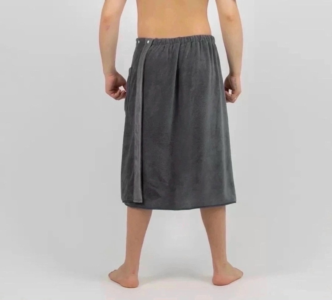 полотенце на липучке для бани мужское,килт для бани,килт банный мужской из микрофибры,килт для бани мужской,килт для сауны