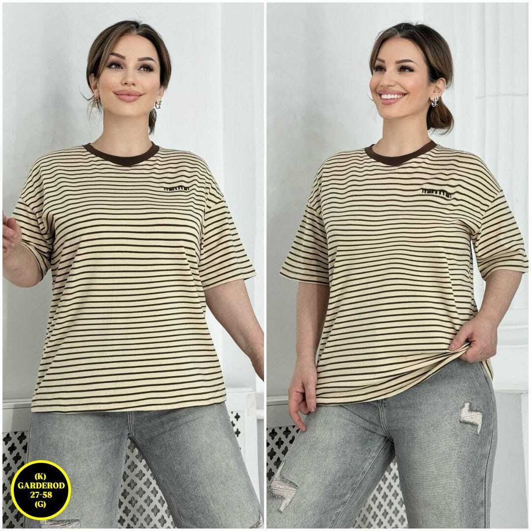 женская футболка,футболка в полоску,,футболка,женская свободная футболка в полоску из натурального хлопка