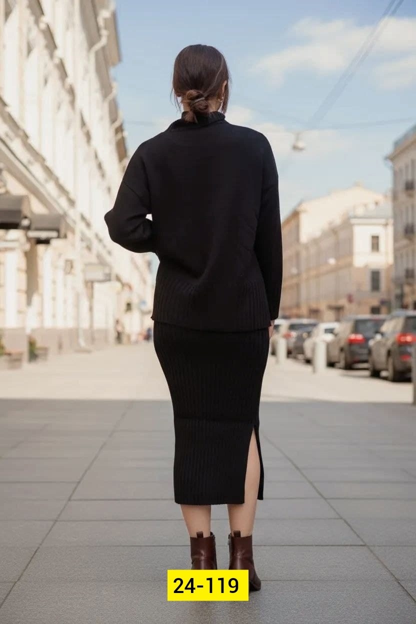 костюм юбочный трикотажный вязаный khubbi,костюм вязаный трикотажный с юбкой и кофтой жорж_tex 287277535,костюм юбка и кофта,костюмы трикотажные,костюм вязаный с юбкой