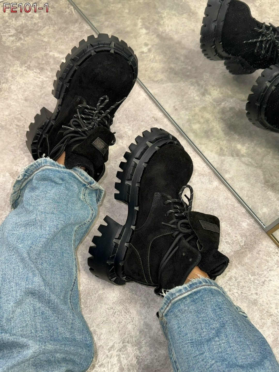 ,ботинки осенние balenciaga,ботинки balenciaga арт вх101,ботинки демисезонные челси замшевые на платформе derio цвет серый,ботинки