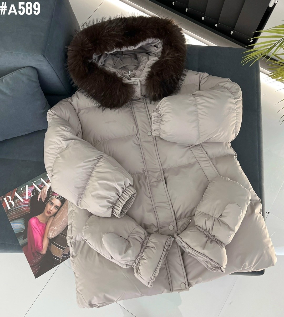 пуховик,пуховик max mara,пуховик женский,куртка пуховик зима мех натуральный фабричный,зимняя куртка