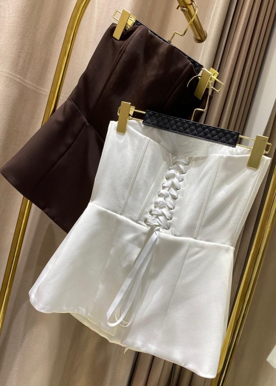 топ вечерний под пиджак с баской lu&be 328335531,жилет женский,топ для женщин,корсет,корсет топ