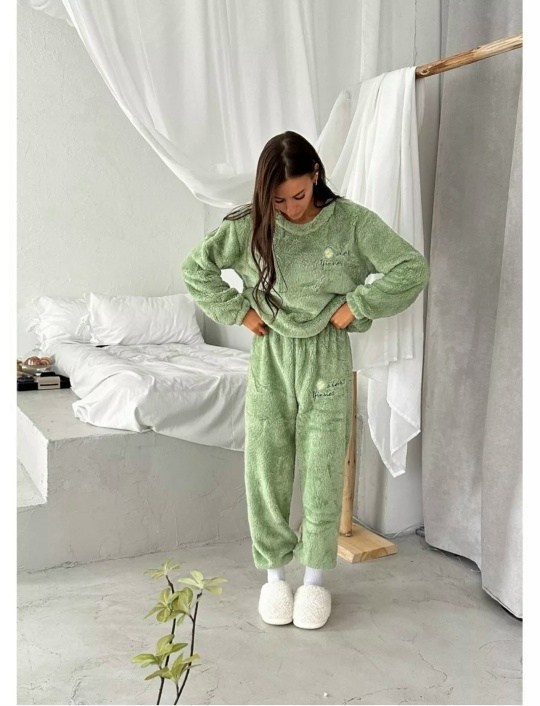 теплая пижама,пижама теплая со штанами плюшевая,домашний костюм пижама,зимняя пижама,комплект пижама