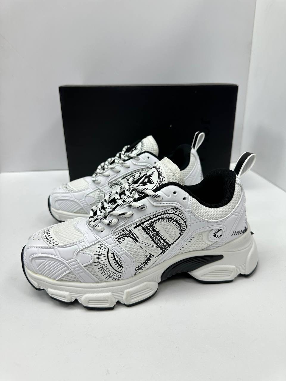 dior кроссовки,кроссовки christian dior,женские кроссовки dior chrono premium white grey,кроссовки диор,женские кроссовки