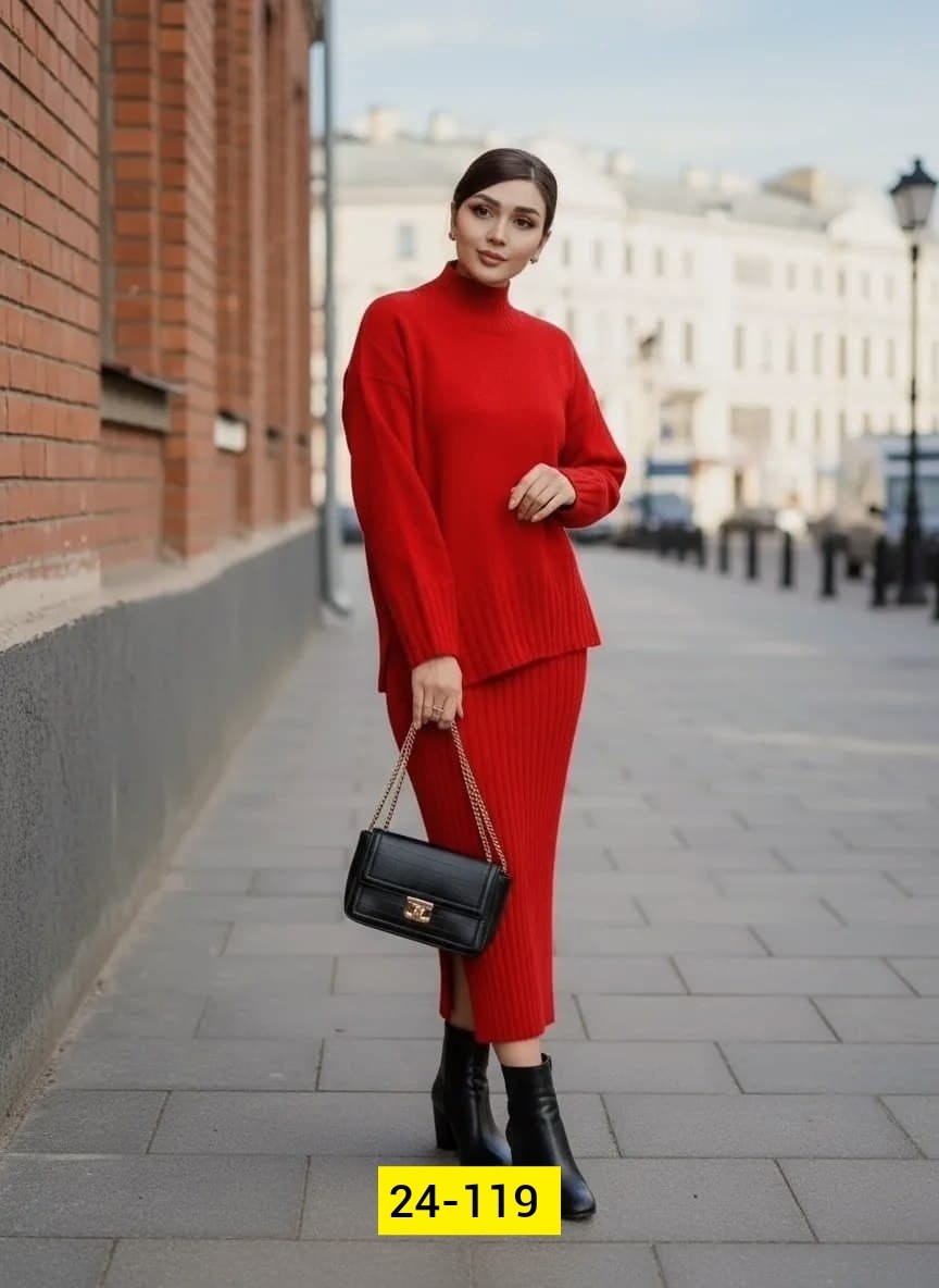 костюм юбочный трикотажный вязаный khubbi,костюм вязаный трикотажный с юбкой и кофтой жорж_tex 287277535,костюм юбка и кофта,костюмы трикотажные,костюм вязаный с юбкой