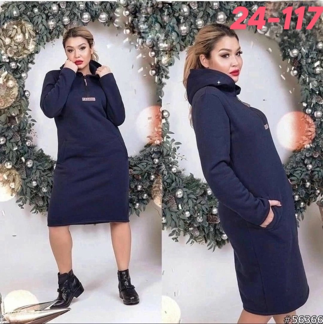 платье флис,платье с капюшоном ,женская платье,теплое платье худи,спортивное женское платье