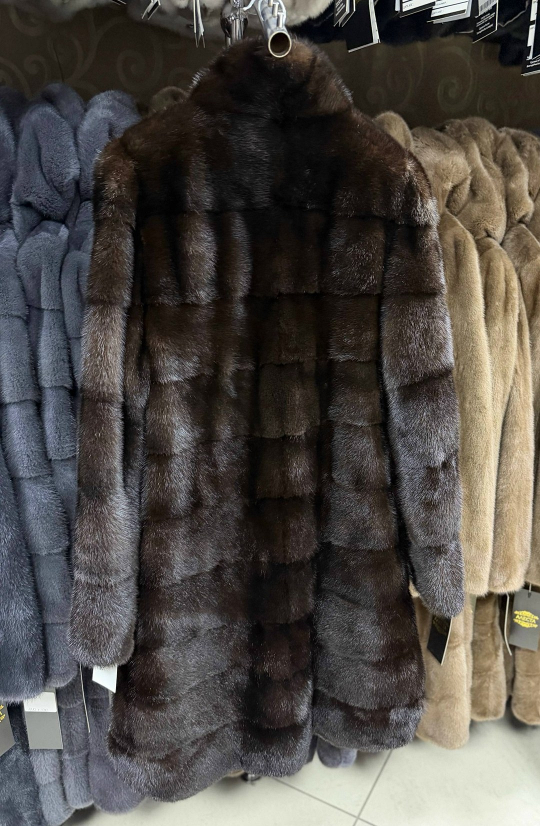 шуба норковая,норковая шуба поперечка с воротником стойка,шуба норка,шуба,американская норка шуба