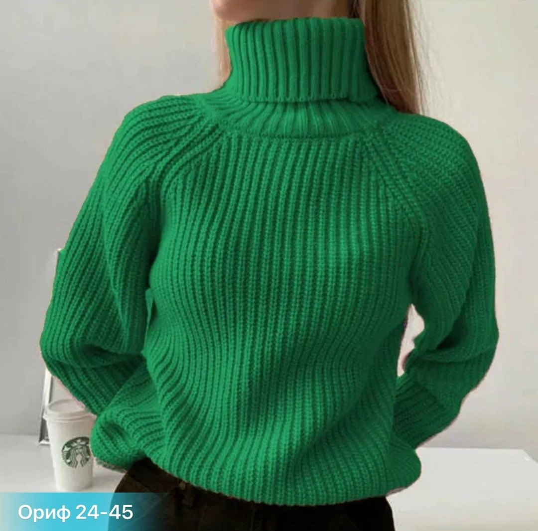 свитер женский,свитер,свитер с высоким горлом женский,свитер женский с горлом,свитер женский зеленый