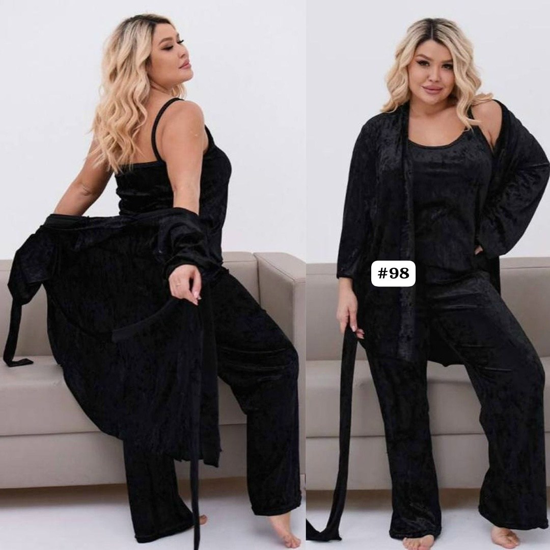 пижама комплект женская,пижама тройка женская велюр,пижама женская велюр,пижама велюровая женская,женская пижама бархат 4 в 1