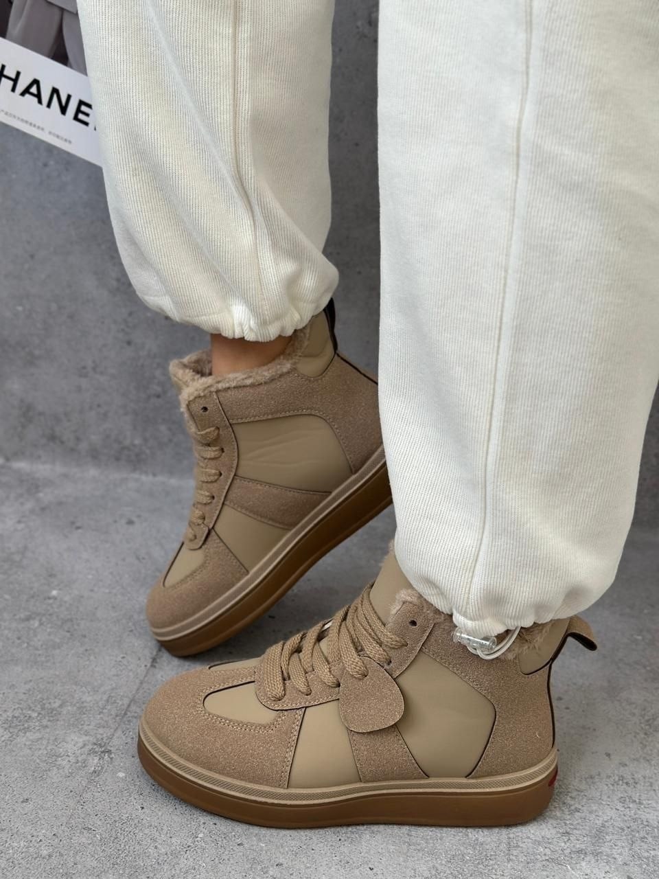 ,женские зимние кроссовки,кеды женские зимние теплые,кеды женские зимние теплые/ ботинки зимние a400-3m,кеды женские зимние теплые ботинки зимние a400-3m кофе с молоком