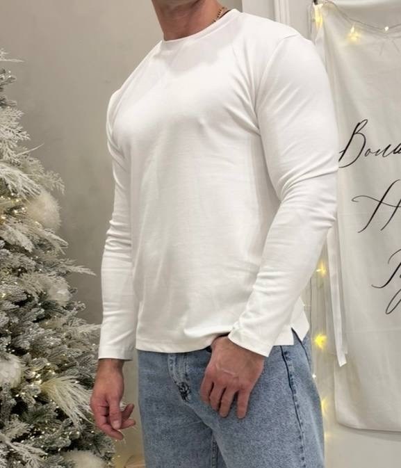 белый лонгслив мужской,лонгслив мужской,свитшот мужская,мужская футболка с длинными рукавами,лонгслив