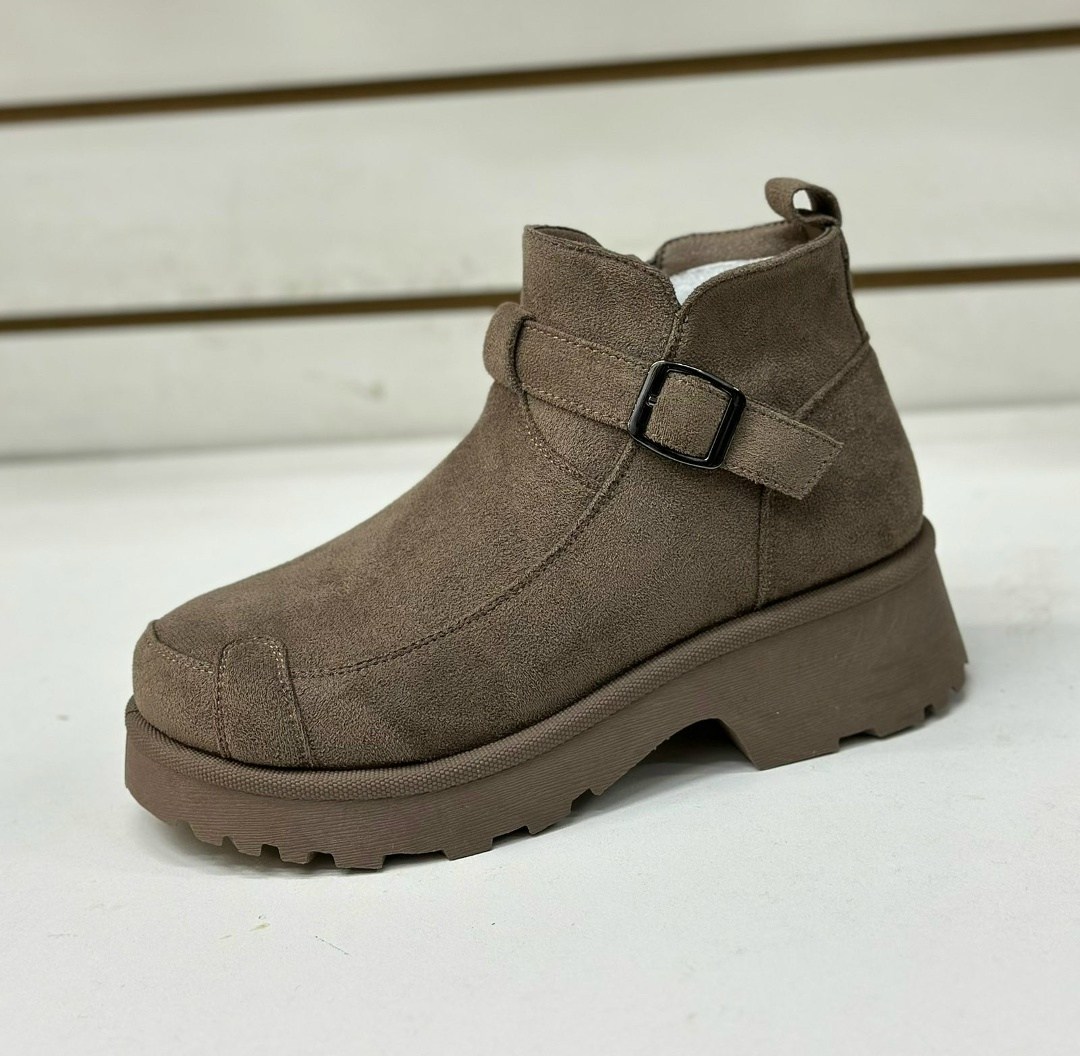 , женская,ботинки,женские угги,угги замш