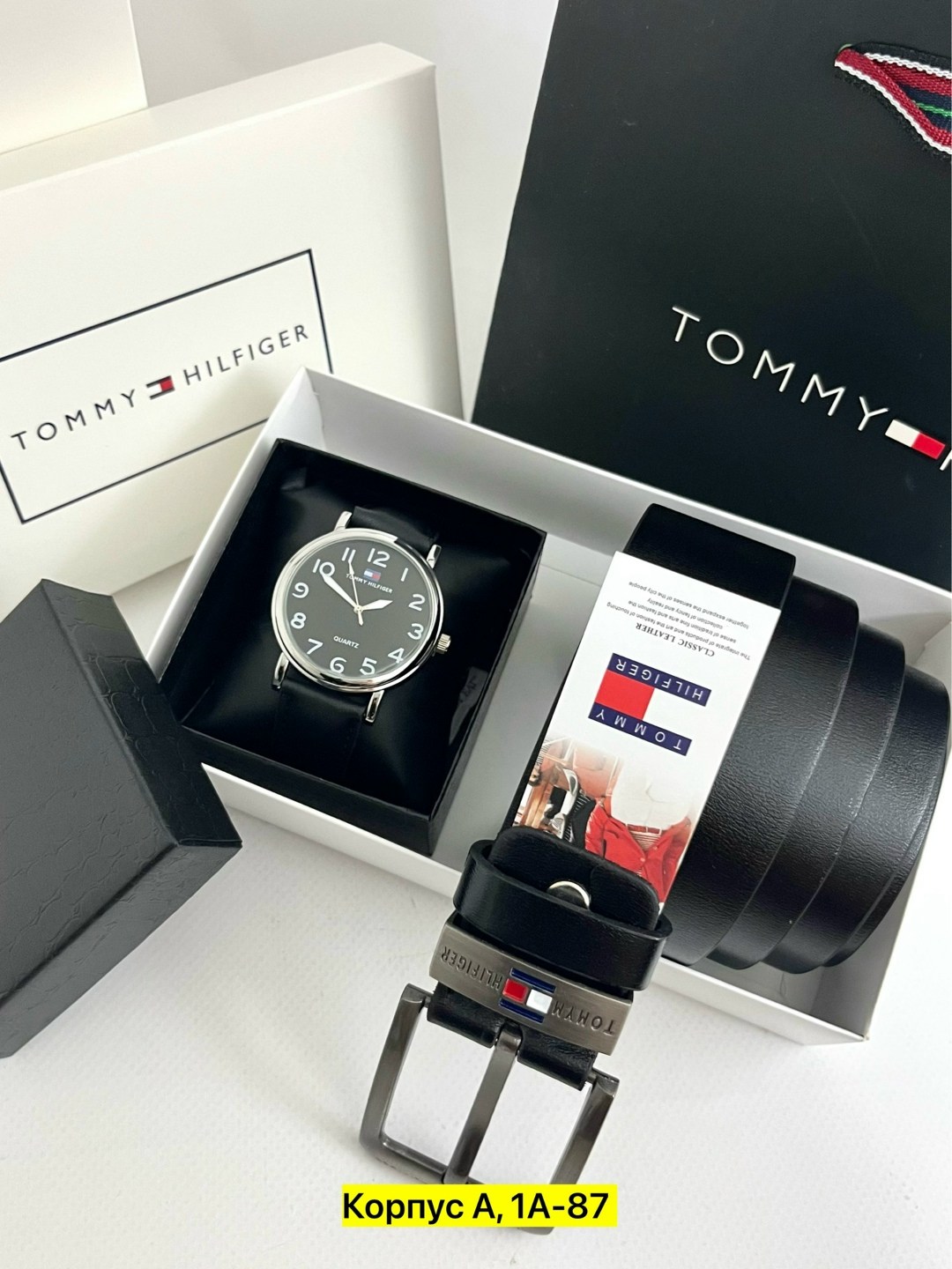 подарочный набор tommy hilfiger,мужские ремни tommy hilfiger,ремень tommy hilfiger,набор для мужчин,подарочные мужские наборы