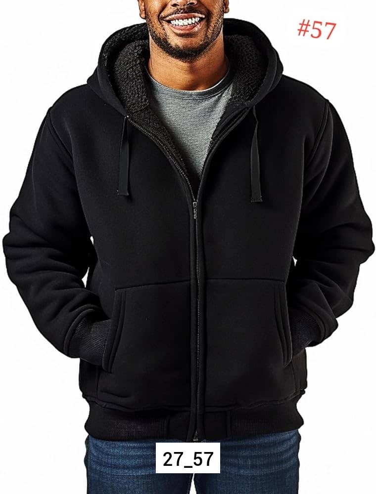 мужская флисовая толстовка с капюшоном,толстовка с капюшоном мужская,толстовка ca hooded zip,heavyweight hoodie for men thick full black sherpa hoodie mens,толстовка с капюшоном