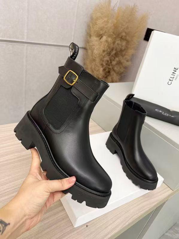 ,celine ботинки,кожаные ботинки celine,ботинки женские celine,женские ботинки