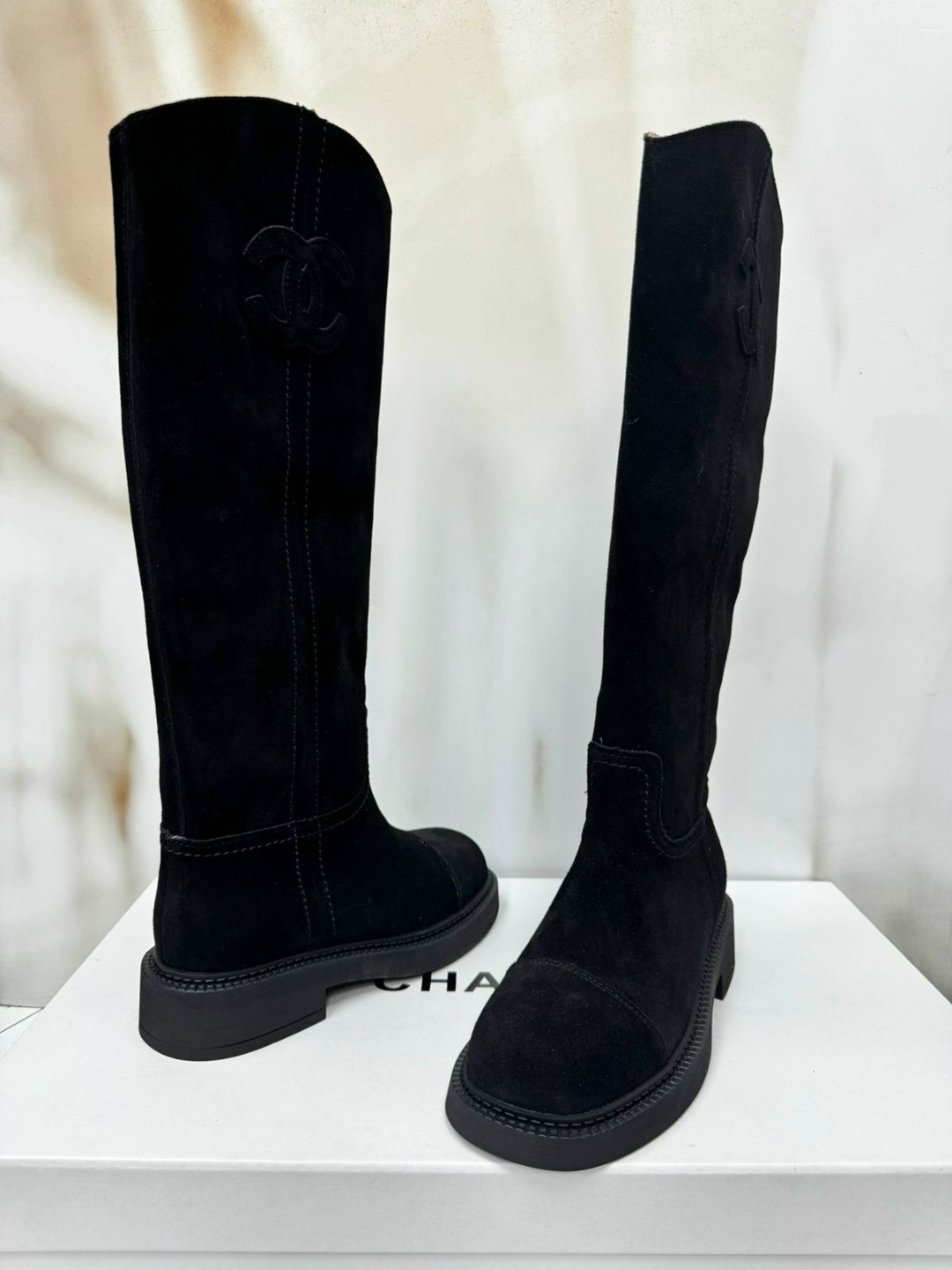 сапоги chanel,замшевые сапоги,,высокие сапоги,женские сапоги