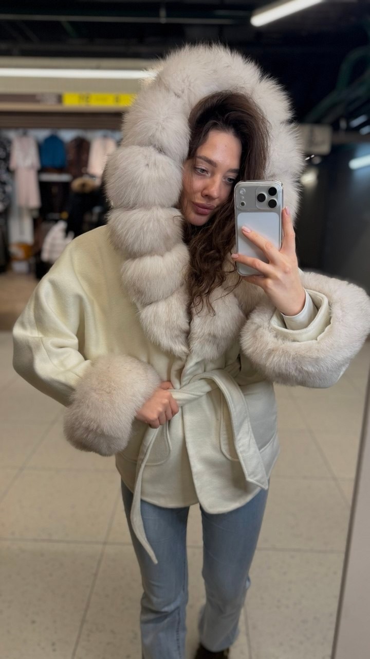 кашемировое пальто с мехом песца,кашемировое пальто с натуральным мехом песца,пальто кашемировое с натуральным мехом,пальто зимнее с натуральным мехом песца серое кашемировое,пальто кашемировое с мехо