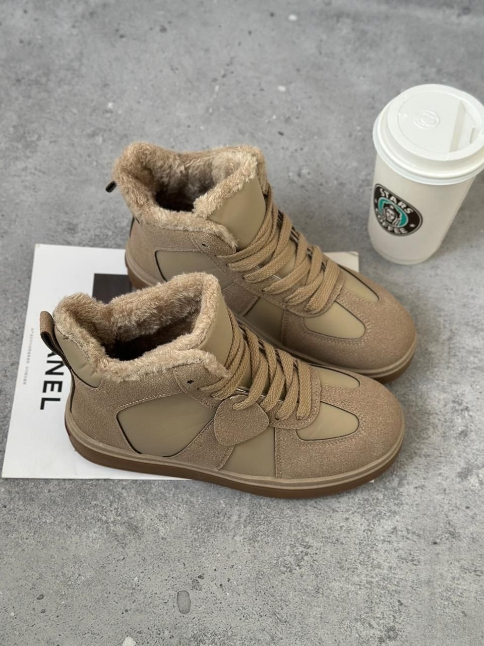 ,женские зимние кроссовки,кеды женские зимние теплые,кеды женские зимние теплые/ ботинки зимние a400-3m,кеды женские зимние теплые ботинки зимние a400-3m кофе с молоком