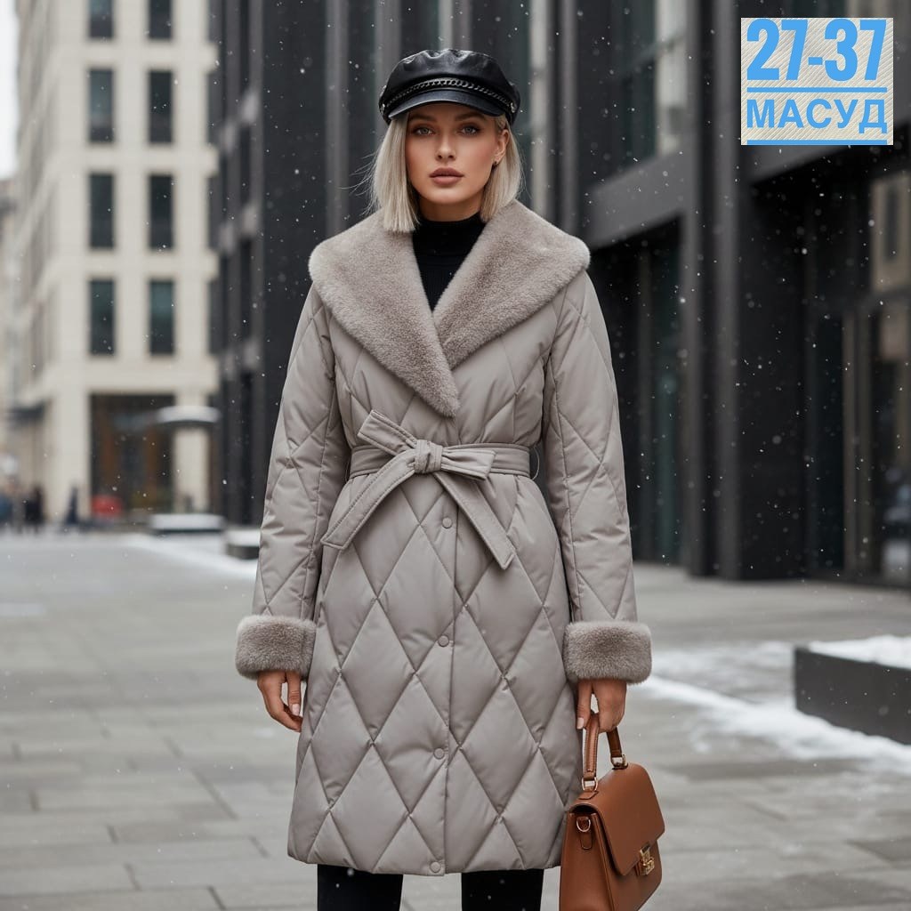 модные пуховики,пуховик зимний xaski 101444156,женское пальто зимнее,зимнее стеганое пальто,пальто женское стёганое зимнее