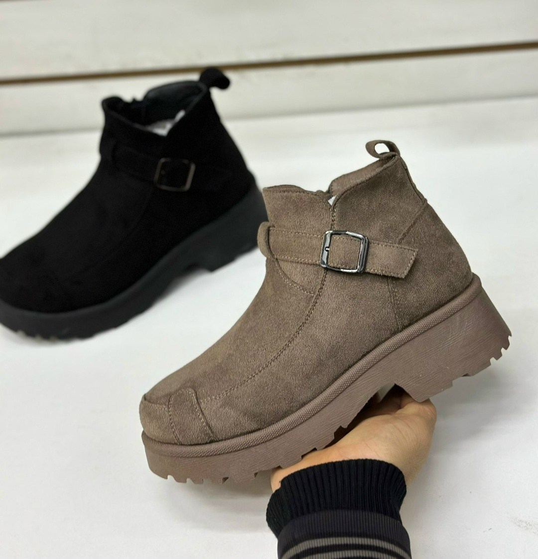 , женская,ботинки,женские угги,угги замш