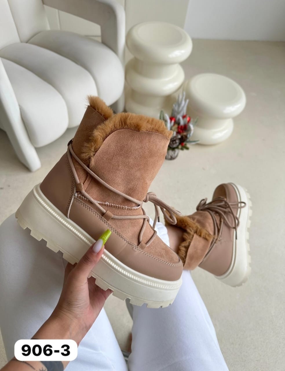 угги женские,, женская зимняя, женская,ботинки замш