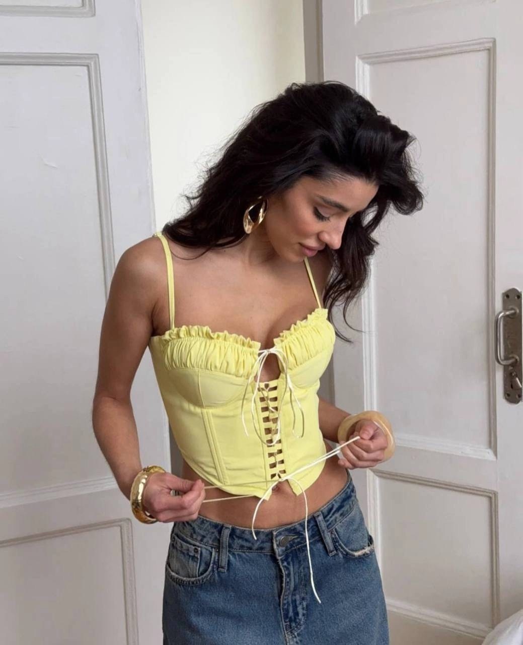 корсет топ вечерний летний на молнии и шнуровке kathrin цвет коричневый шоколадный,корсет топ вечерний летний на молнии и шнуровке kathrin 441503827,корсет женский топ,топ с корсетом,блузка с корсетом