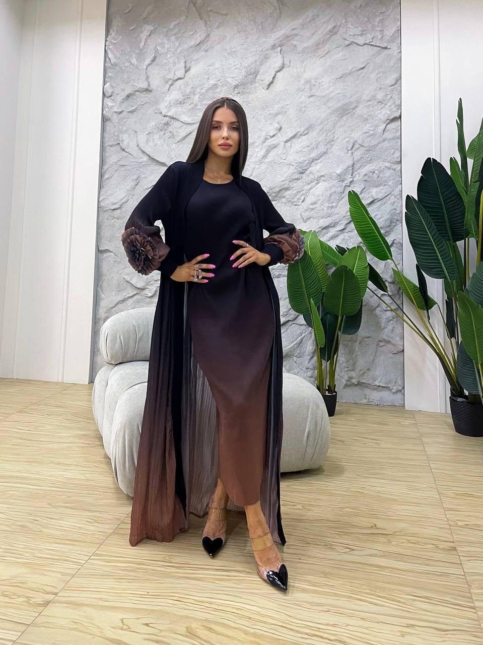 платье и накидка,модные кардиганы,вечернее длинное платье,длинное платье,модное платье