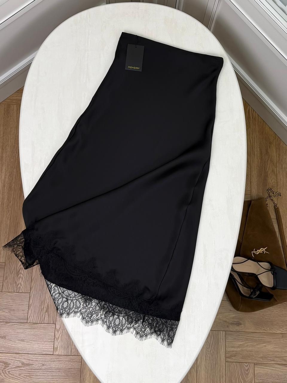 атласная юбка,юбка,юбка миди,юбка женская,черная атласная юбка