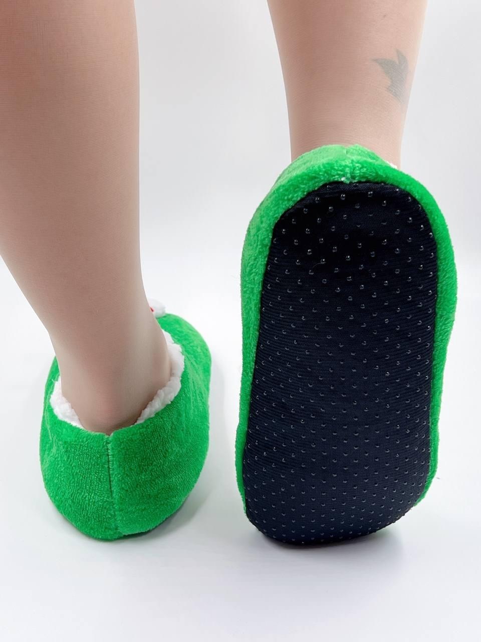 домашние тапочки,,тапочки новогодние,тапочки домашние женские,тапки олени золла