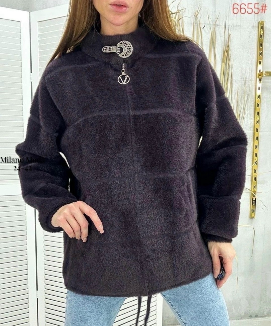 кардиган пушистый с альпакой кофта теплая на замке,куртка из альпаки,кофта женский,кардиганы женские альпака больших размеров,красная альпака куртка