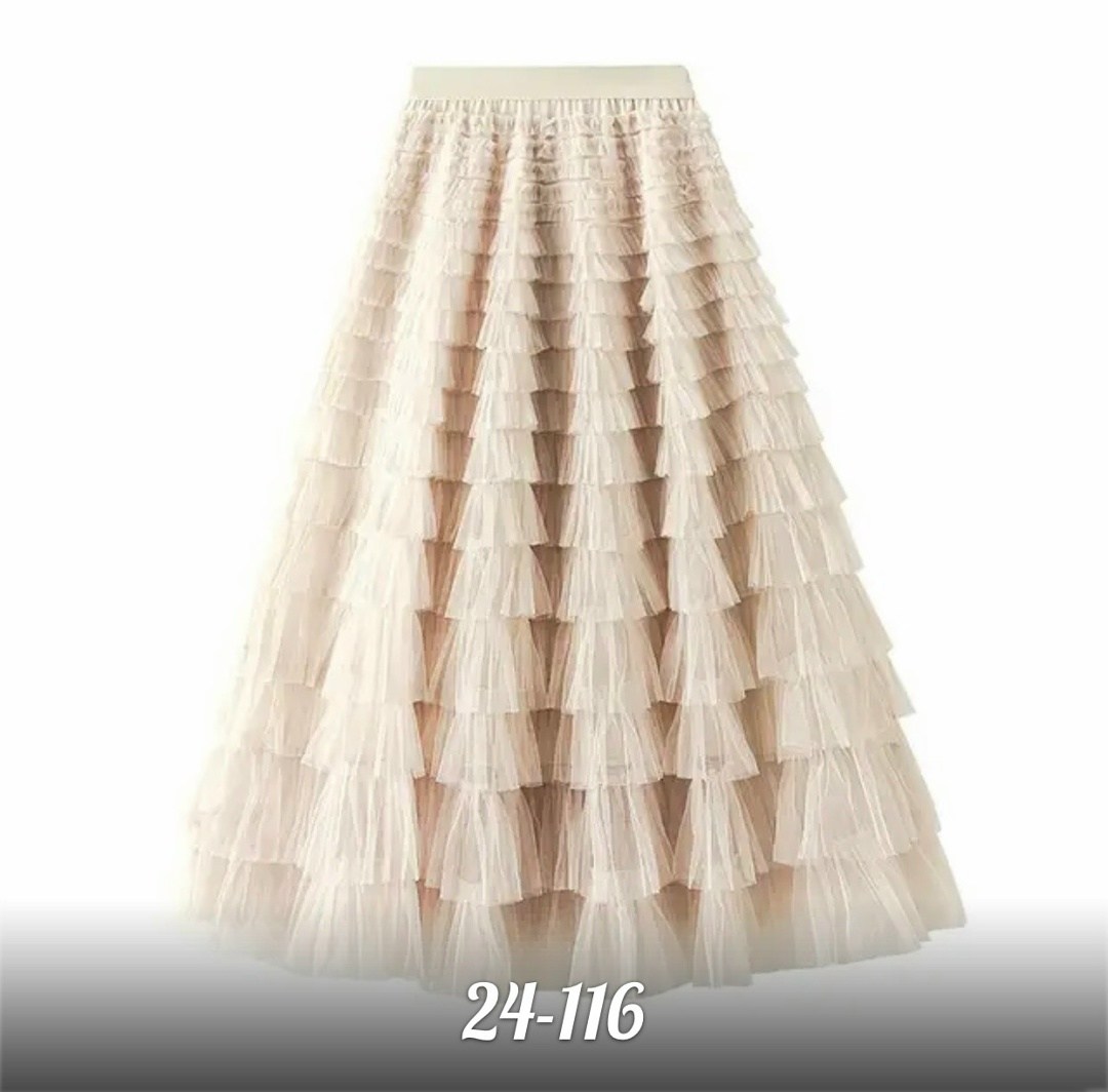 юбка многослойная,юбка средней длины,юбка с оборками,многоярусные, многослойные юбки,пышная юбка с воланами