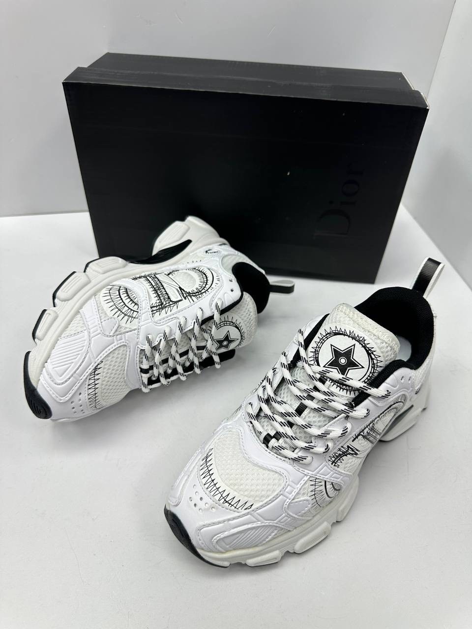 dior кроссовки,кроссовки christian dior,женские кроссовки dior chrono premium white grey,кроссовки диор,женские кроссовки