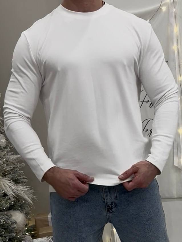 белый лонгслив мужской,лонгслив мужской,свитшот мужская,мужская футболка с длинными рукавами,лонгслив
