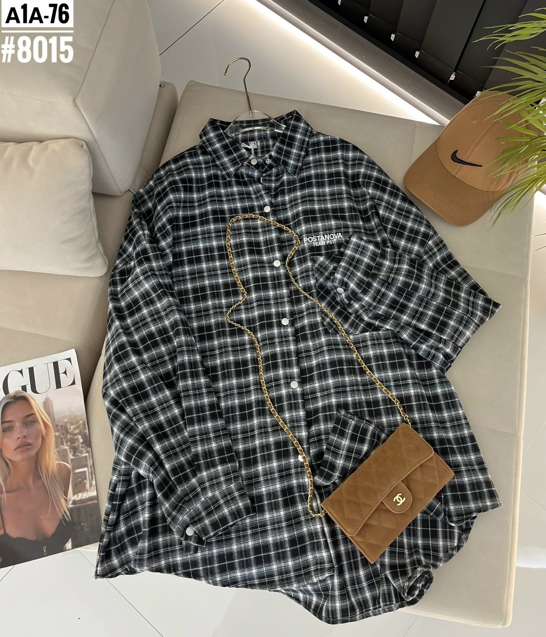 рубашка в клетку с майкой beststyle,женская рубашка,рубашка женская оверсайз в клетку,рубашка в клетку женская,рубашка клетчатая