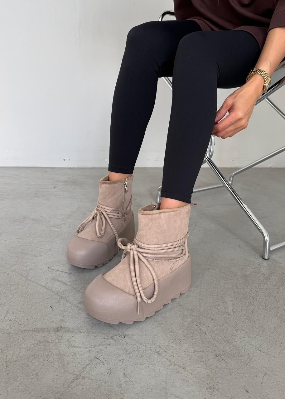 ,угги ботинки зимние на платформе,угги женские,замшевые ботинки inuikii серый,угги ботинки зимние на платформе fabriko цвет коричневый