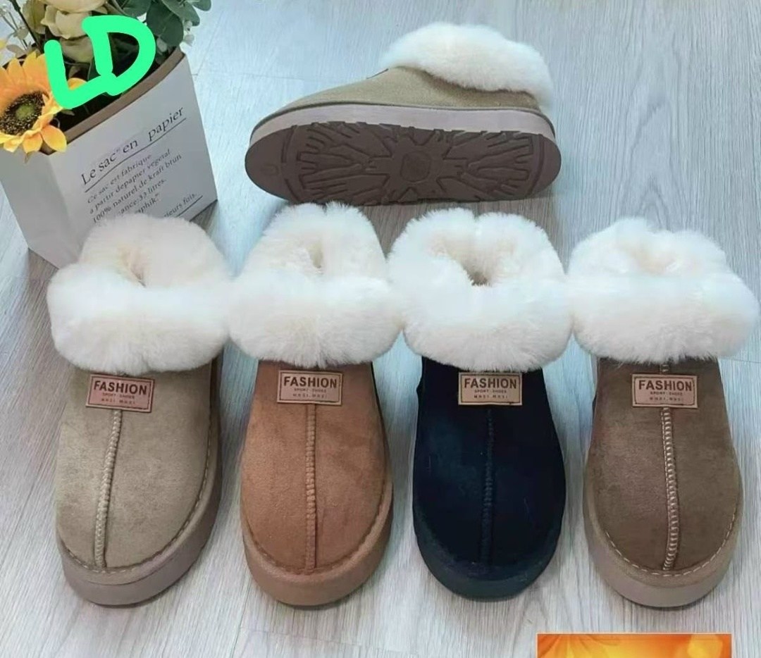 ,тапочки теплые,женская зимняя ,меховые тапочки,зимние плюшевые тапочки