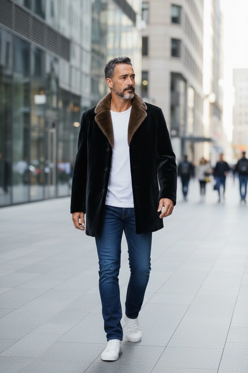 шуба мужская длинная,норковая шуба мужская,шуба мужская,мужское пальто с меховым воротником,мужское норковое пальто