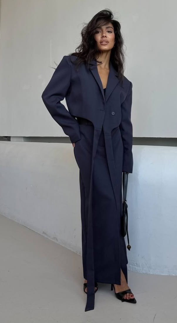 брючный костюм,блейзер asos design tux cropped черный,стильные наряды,жакет