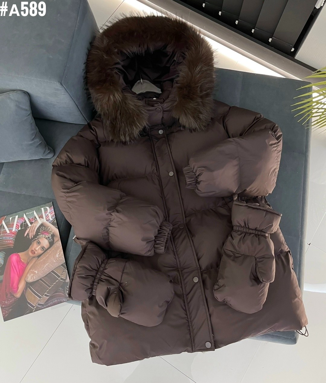 пуховик,пуховик max mara,пуховик женский,куртка пуховик зима мех натуральный фабричный,зимняя куртка