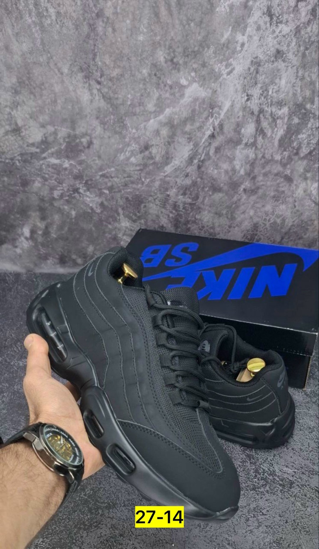 кроссовки nike air max 95,nike air max 95 triple black,nike air max 95,кроссовки,мужские кроссовки nike air max 95