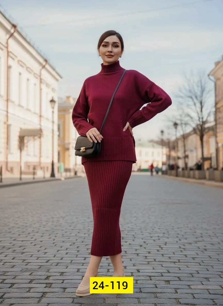 костюм юбочный трикотажный вязаный khubbi,костюм вязаный трикотажный с юбкой и кофтой жорж_tex 287277535,костюм юбка и кофта,костюмы трикотажные,костюм вязаный с юбкой