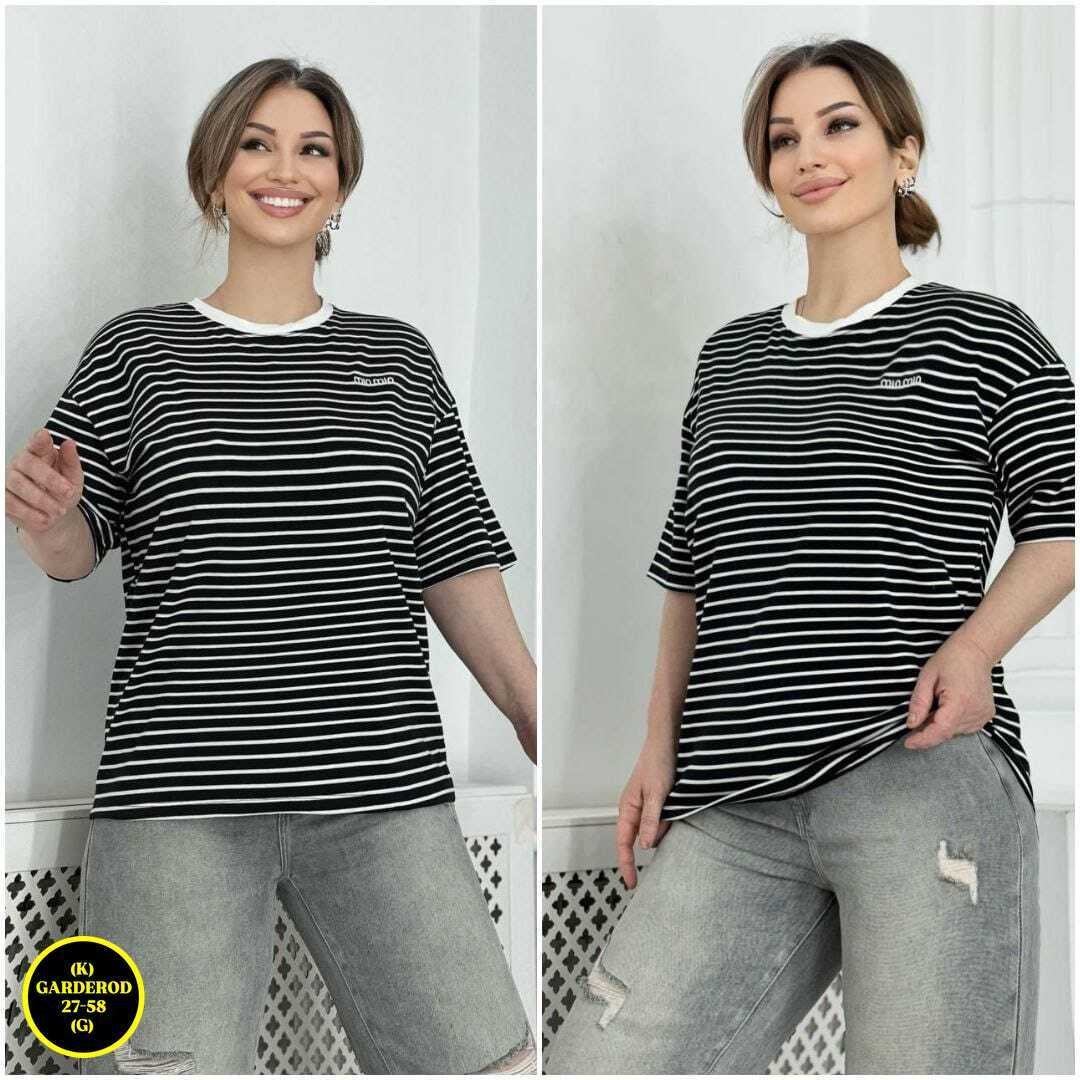 женская футболка,футболка в полоску,,футболка,женская свободная футболка в полоску из натурального хлопка