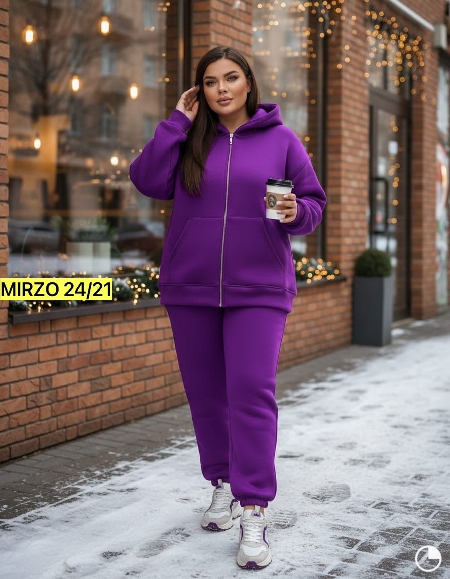 костюм на флисе,женский спортивный костюм больших размеров,костюм фиолетовый,cпортивный костюм женский на флисе,костюмы спортивные женские