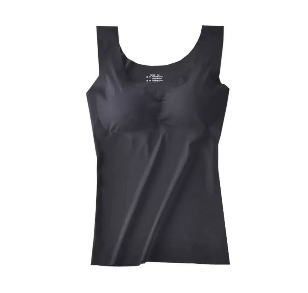 топ женский бесшовный,майка базовая женская,топ женский бесшовный с чашками,топ женский нижнее белье,корректирующее белье