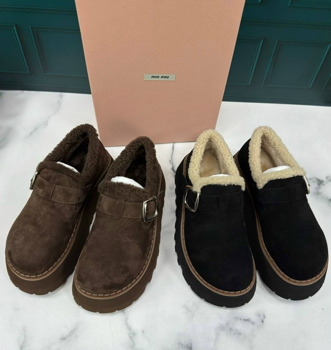 ,женская ,женские замшевые ботинки на меху prada темно-серые,лоферы с мехом,лоферы замш