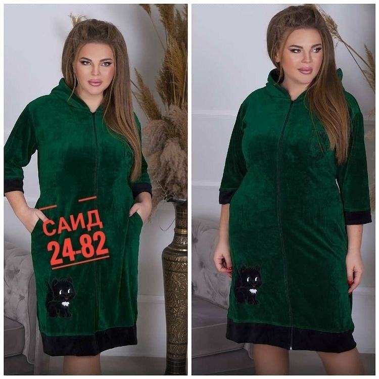 женский халат,женский велюровый халат,натали халат 451 велюр,халат,халат ткань королевский велюр