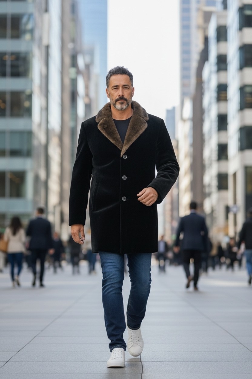 шуба мужская длинная,норковая шуба мужская,шуба мужская,мужское пальто с меховым воротником,мужское норковое пальто