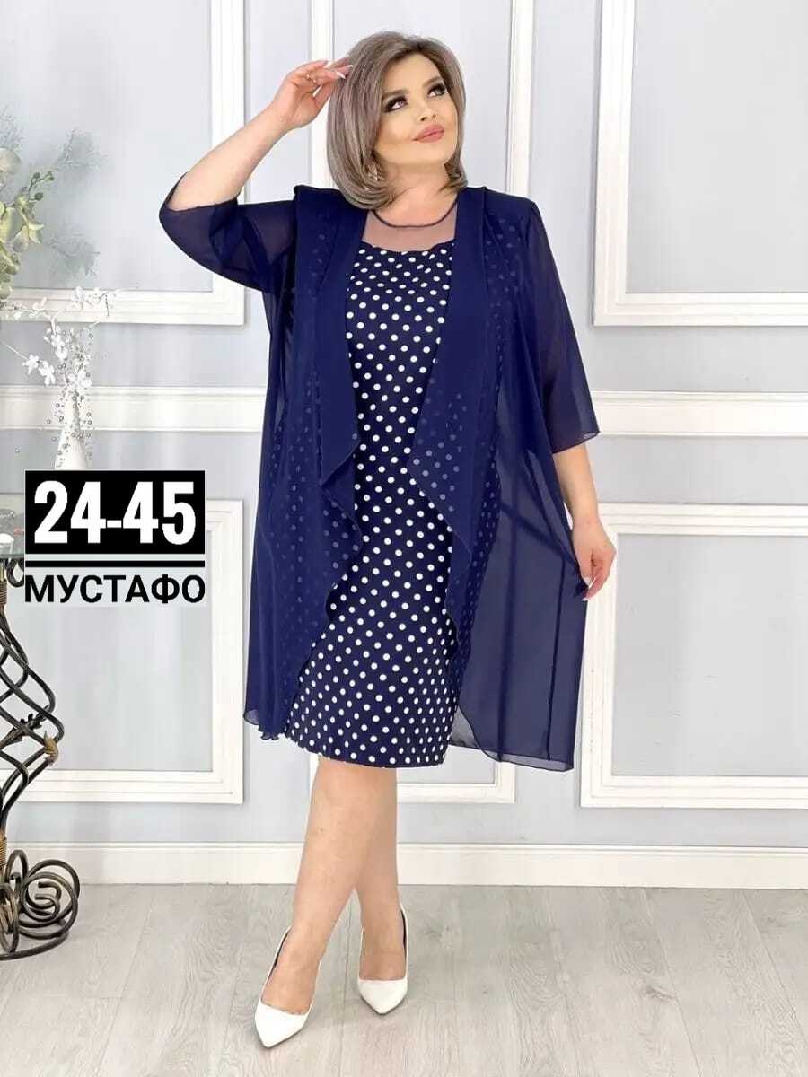 женское платье больших размеров,двойка платье с накидкой,стильное платье большие размеры,платье большие размеры,одежда больших размеров